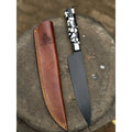 Black Blade Chef Knife Full Tang with Custom Handle