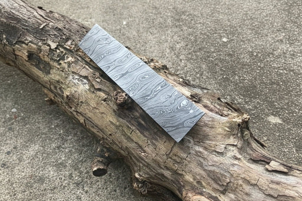 Custom Handmade Damascus Steel 10” Blank Billet- Blade For Knife Making DE-46