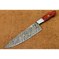 Professional Gyuto Chef Knife Damascus Steel Polished Bolster Handle