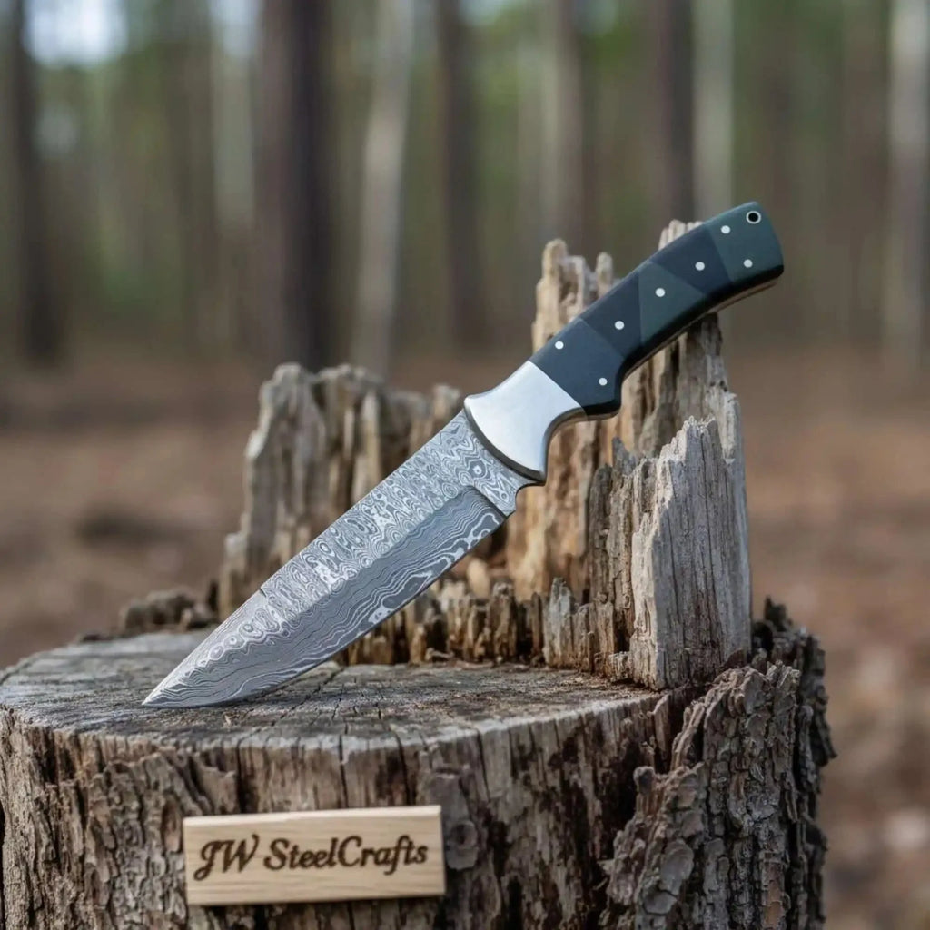 Handmade Sheffield Pattern Bowie Knife Damascus Clip Point