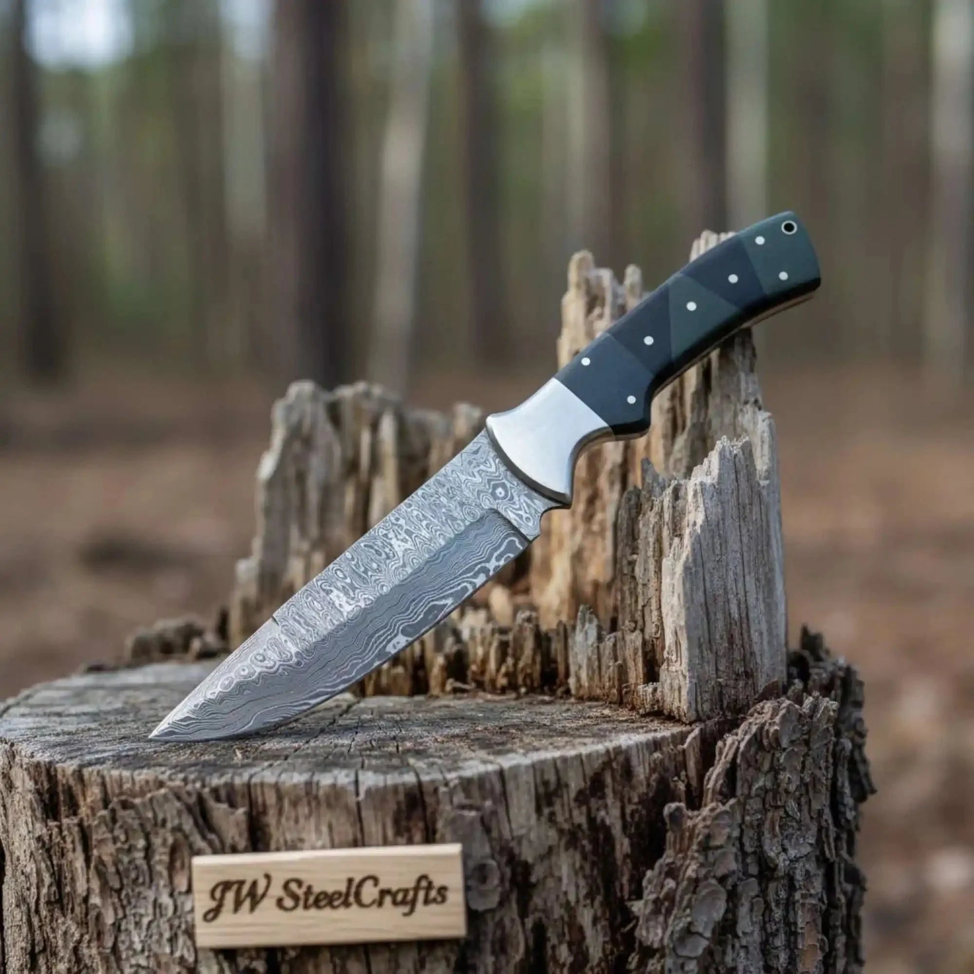 Handmade Sheffield Pattern Bowie Knife Damascus Clip Point