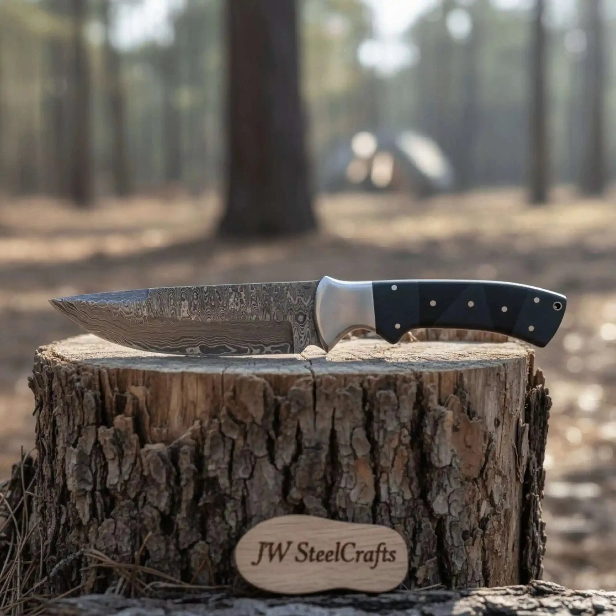Handmade Sheffield Pattern Bowie Knife Damascus Clip Point