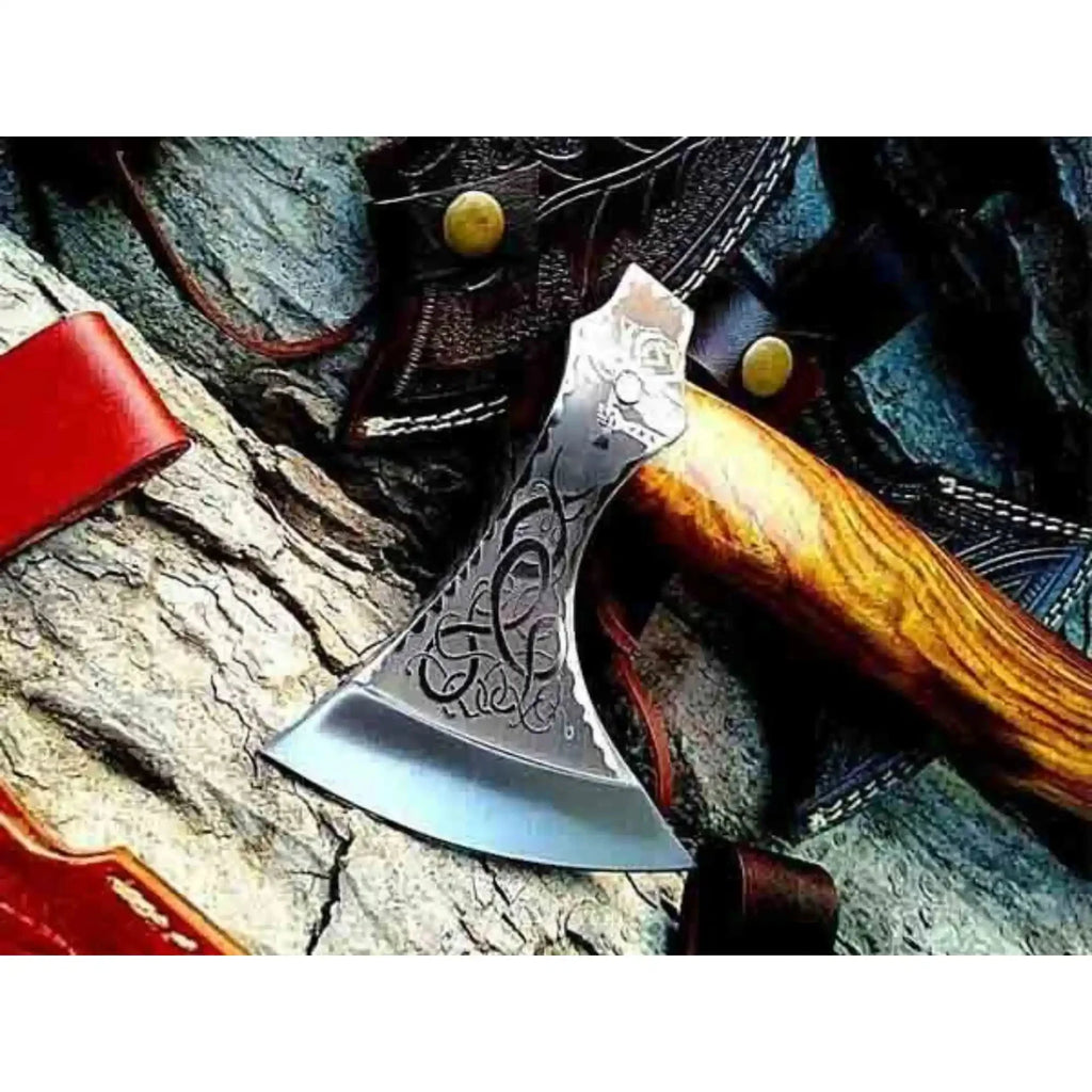 Single-Bit Viking Bearded Axe